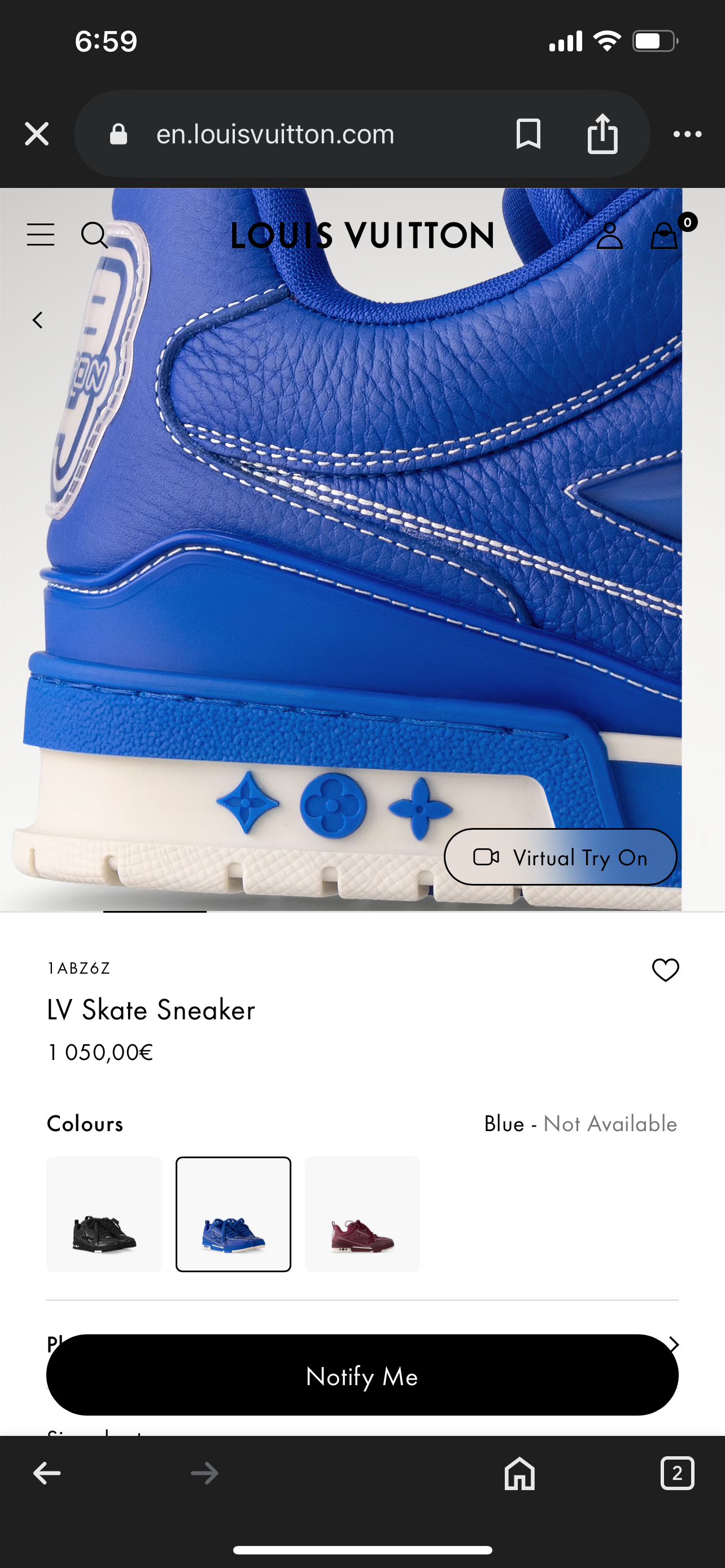 LV Skate Sneaker 1ABZ6Z