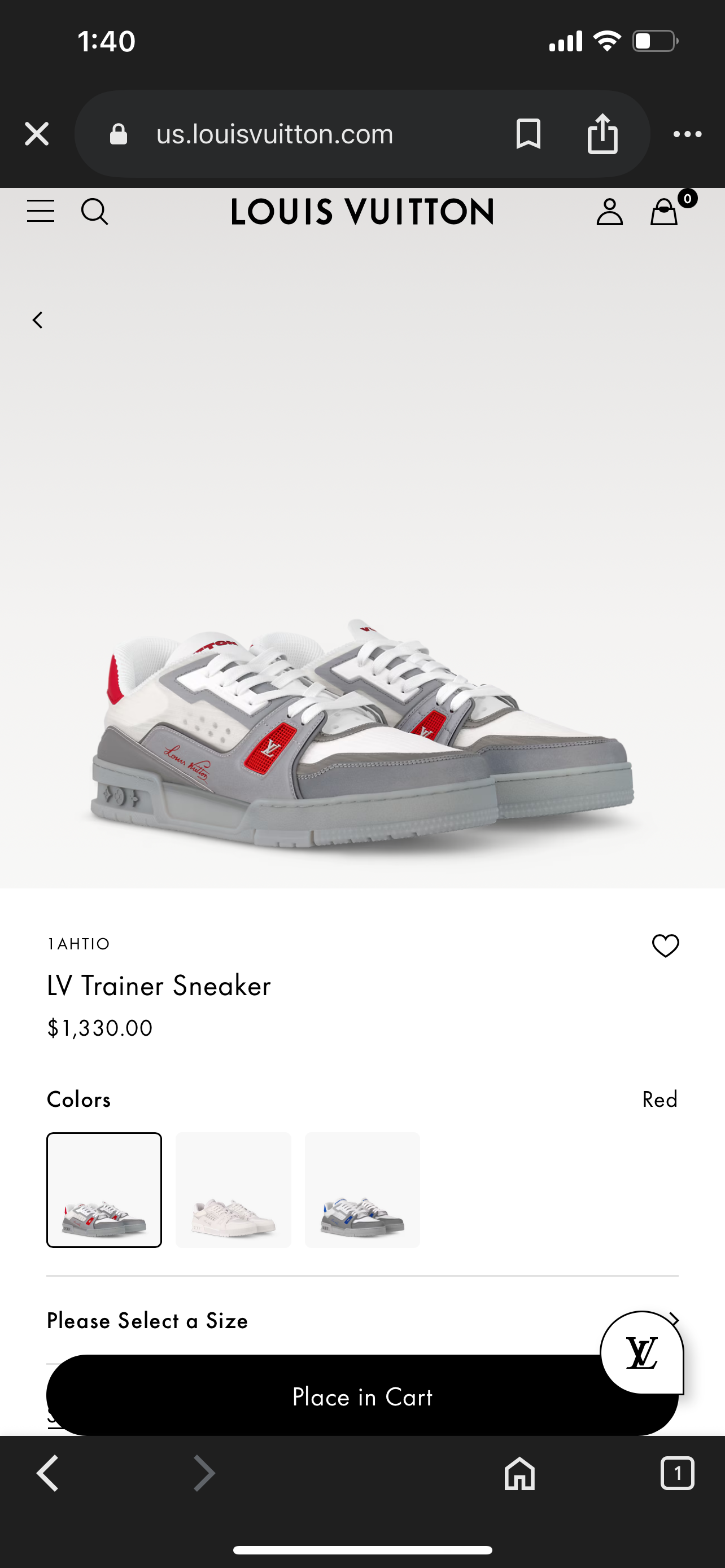 LV TRAINER (1AHTIO/1AHTJS/1AHTJ8)