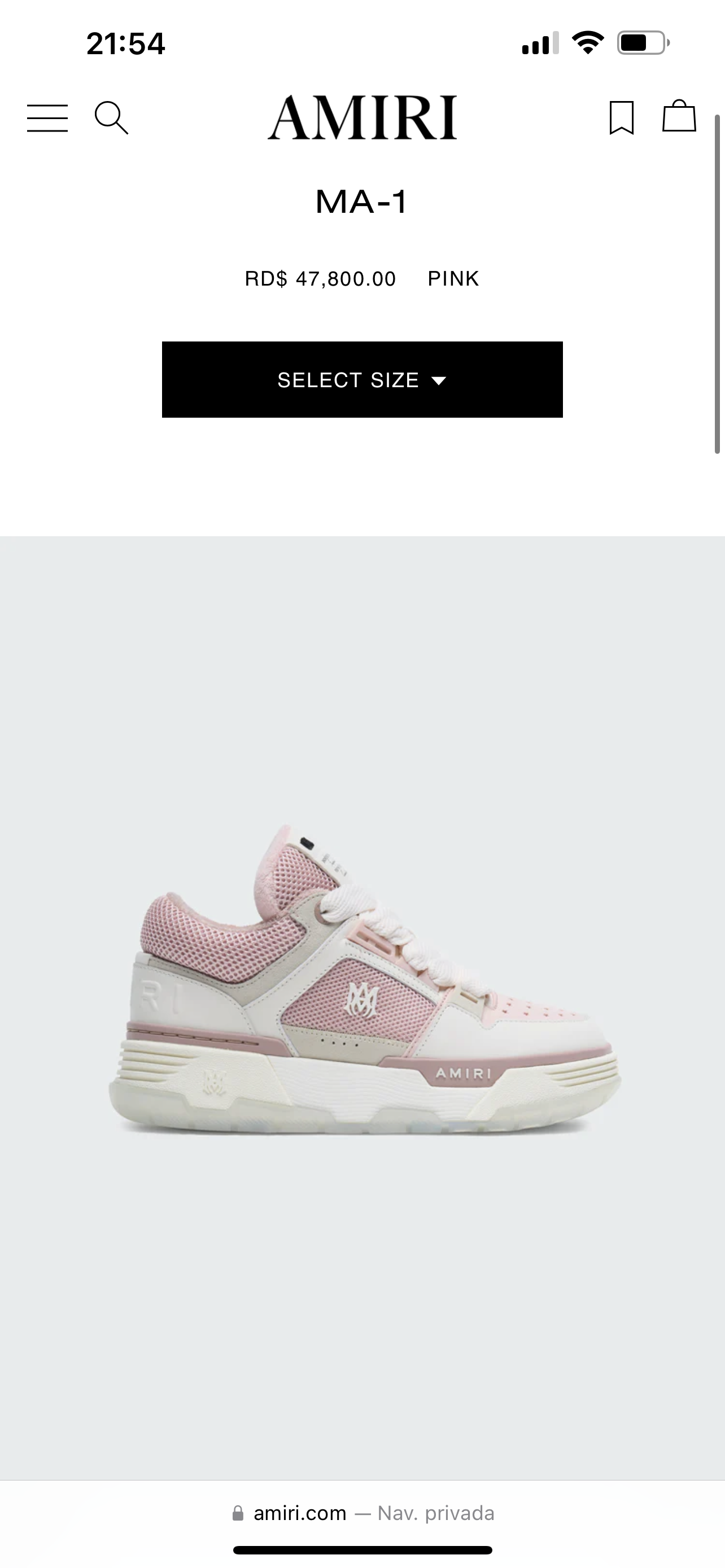 AMIRI - MA-1 Pink