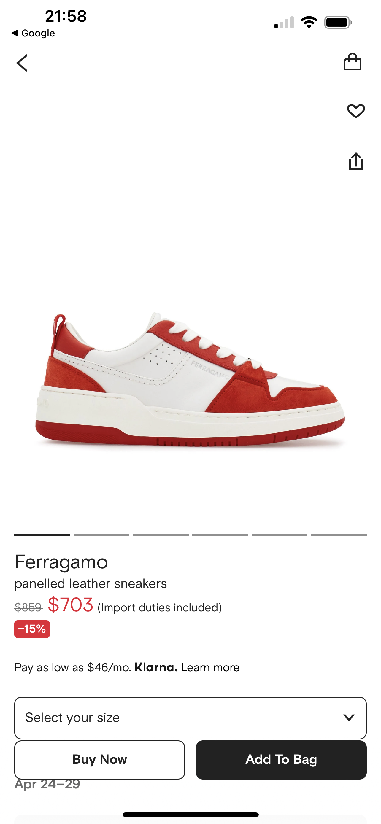 FERRAGAMO Panelled Sneakers (VARIOS COLORES)