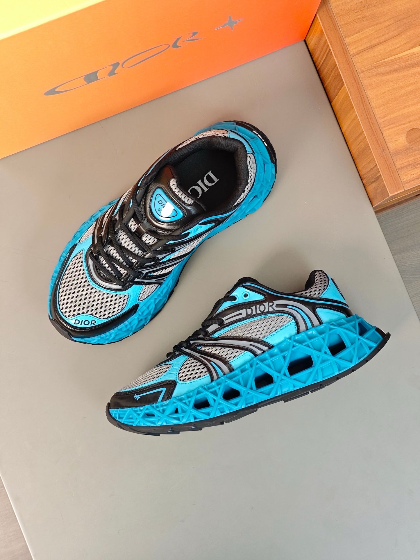 Dior B35 NXXT Sneaker - Azul/Negro