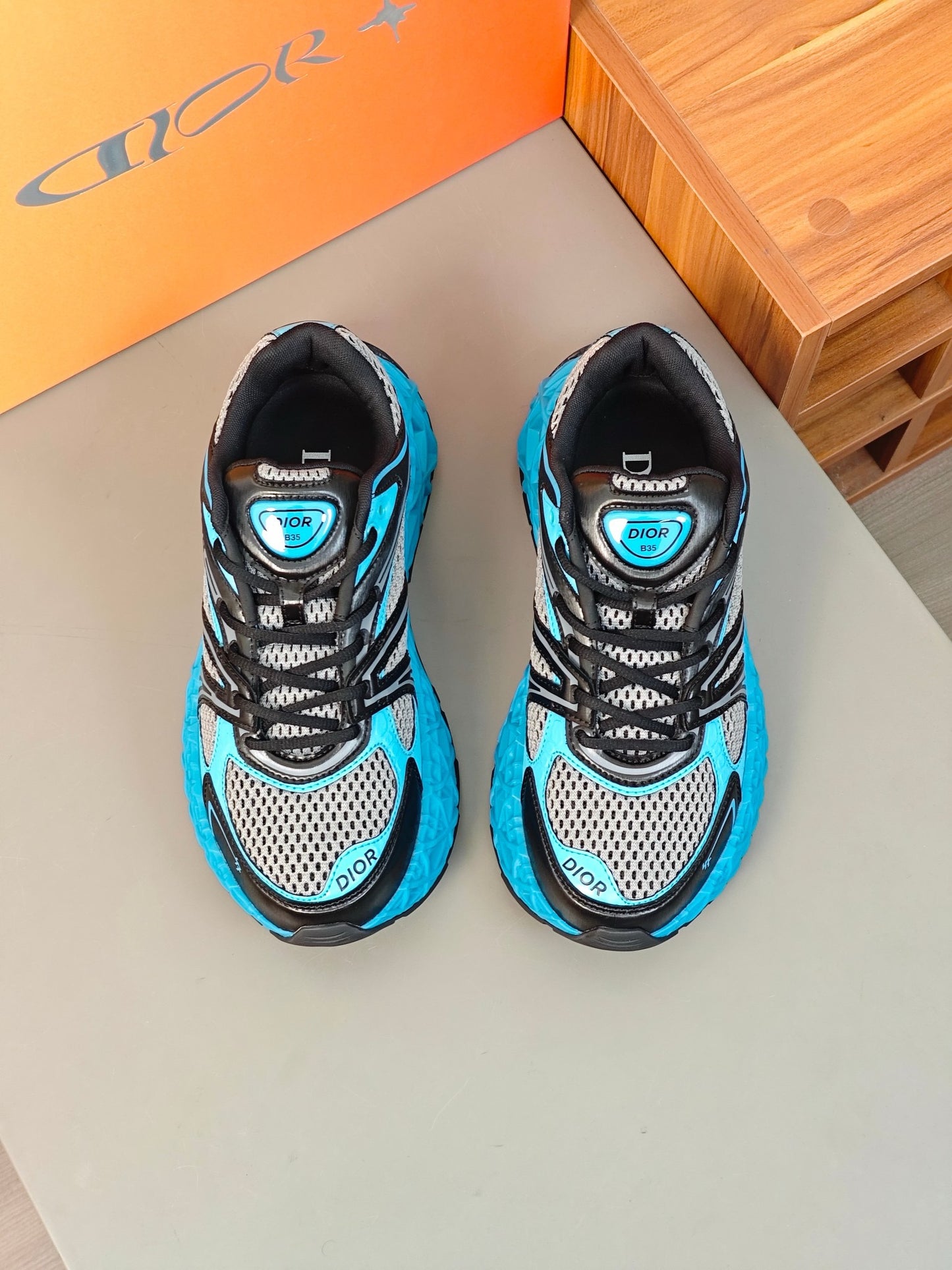 Dior B35 NXXT Sneaker - Azul/Negro