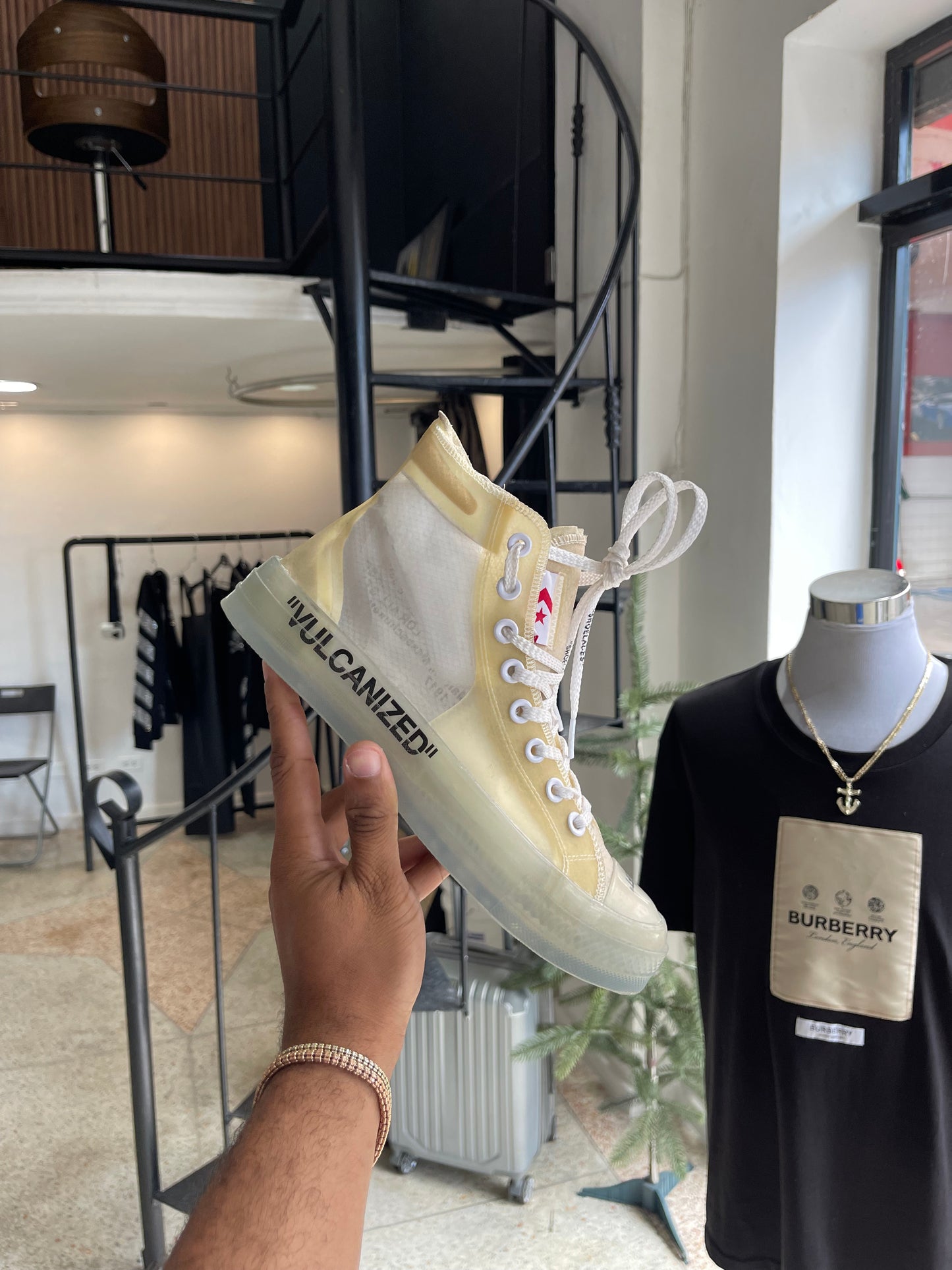 Size 41 Calzado HOT SALE Converse off white