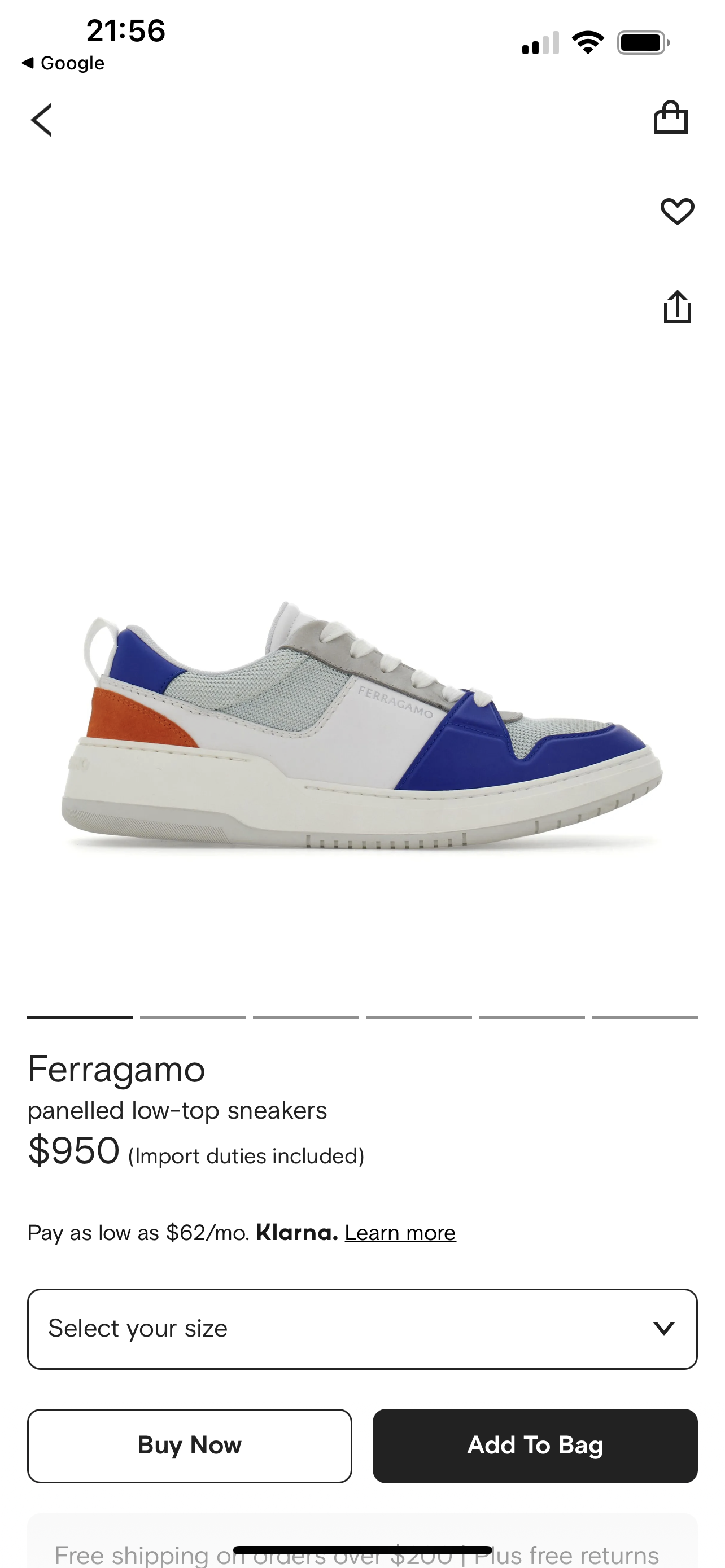 FERRAGAMO Panelled Sneakers (VARIOS COLORES)