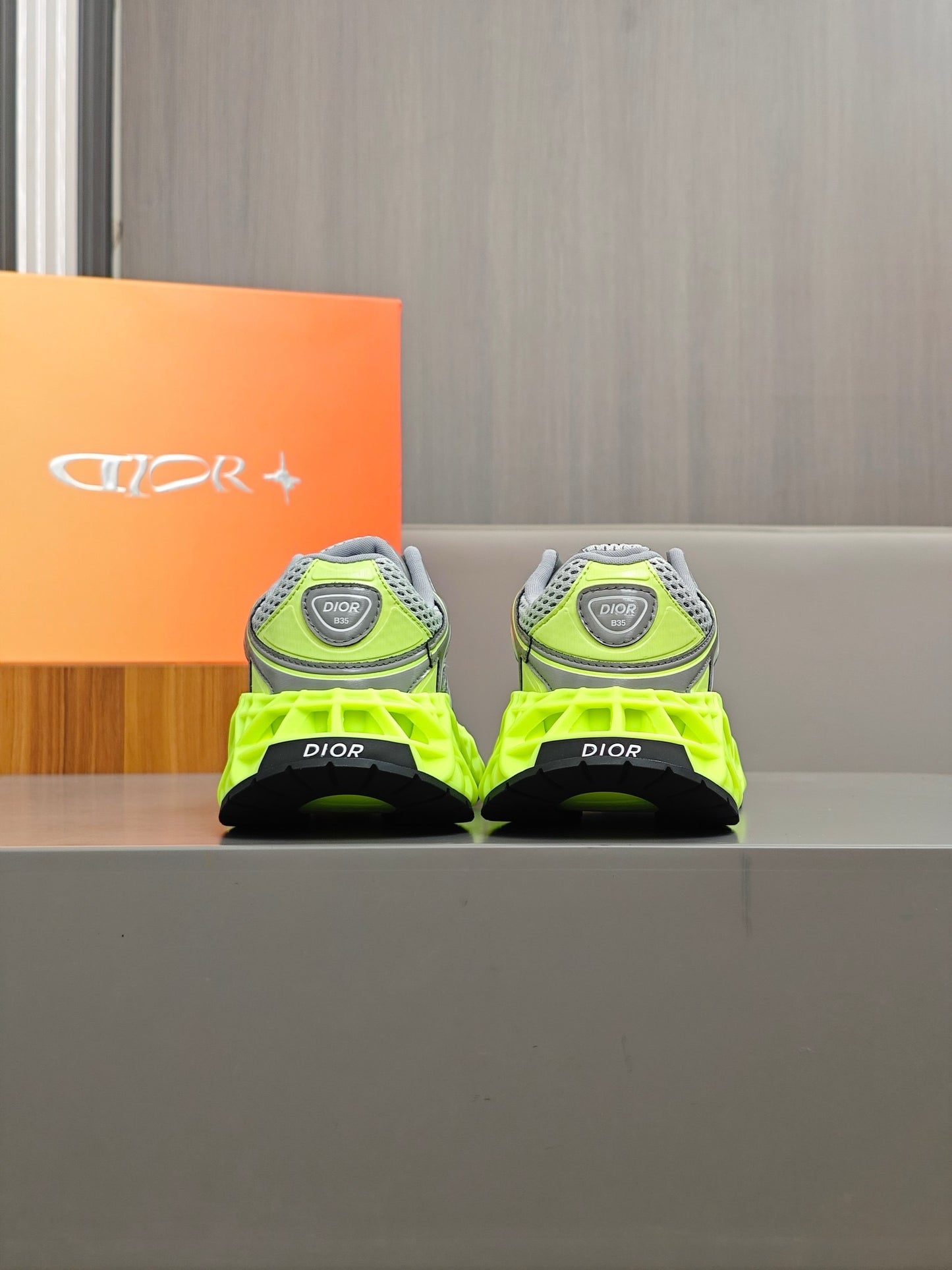 Dior B35 NXXT Sneaker - Gris/Verde