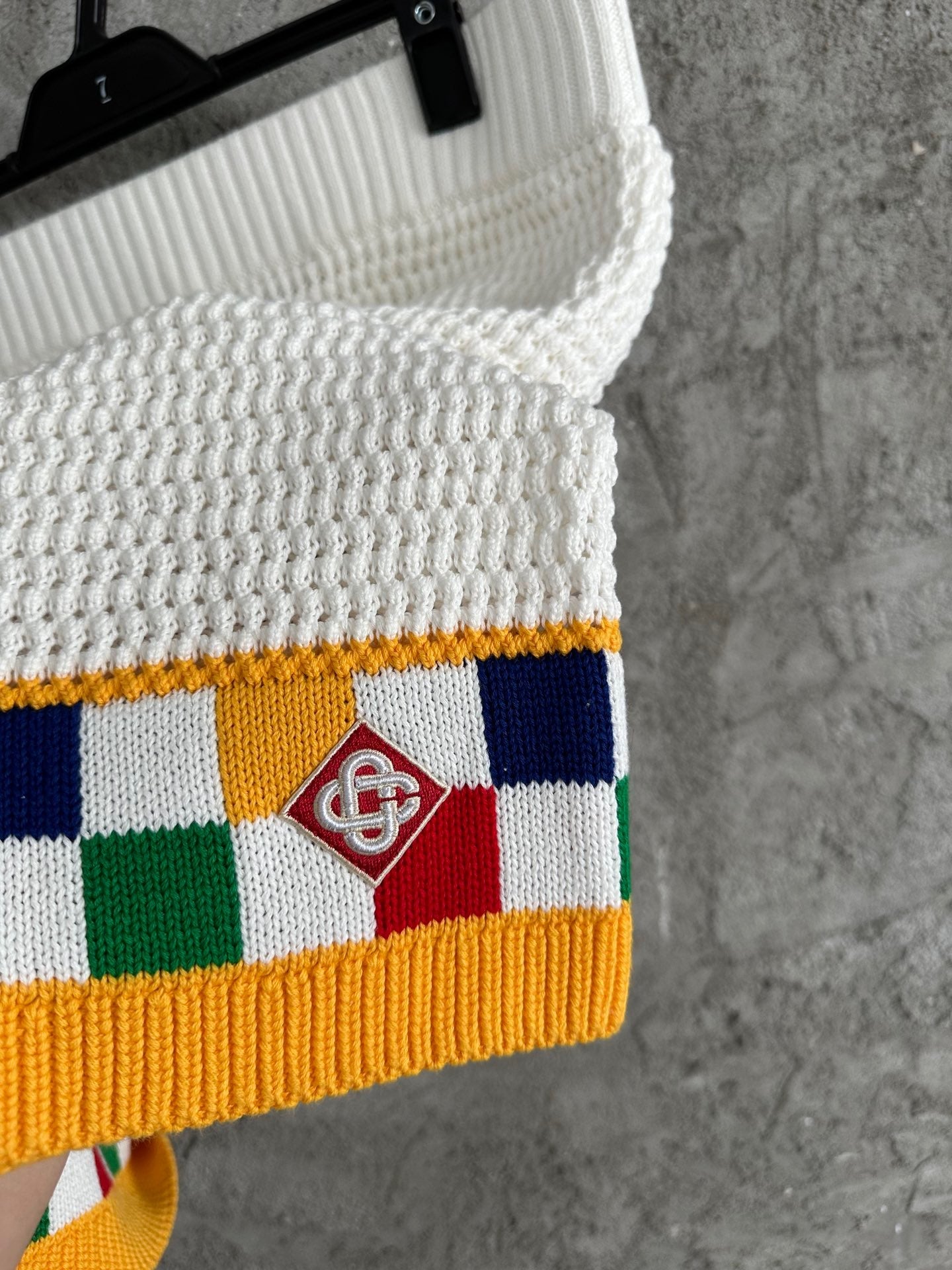 CASABLANCA CROCHET KNIT SHORTS