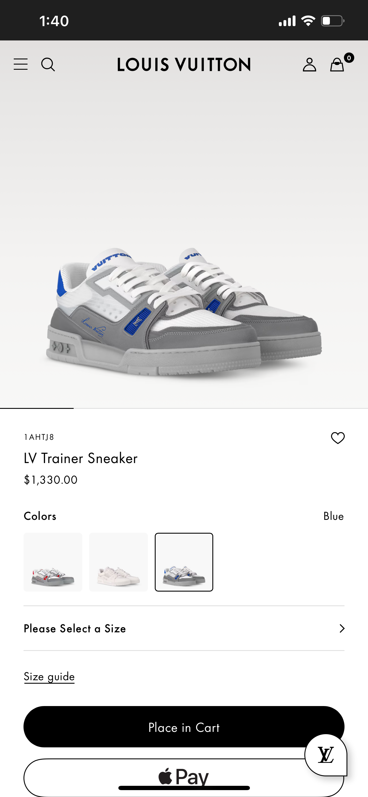 LV TRAINER (1AHTIO/1AHTJS/1AHTJ8)