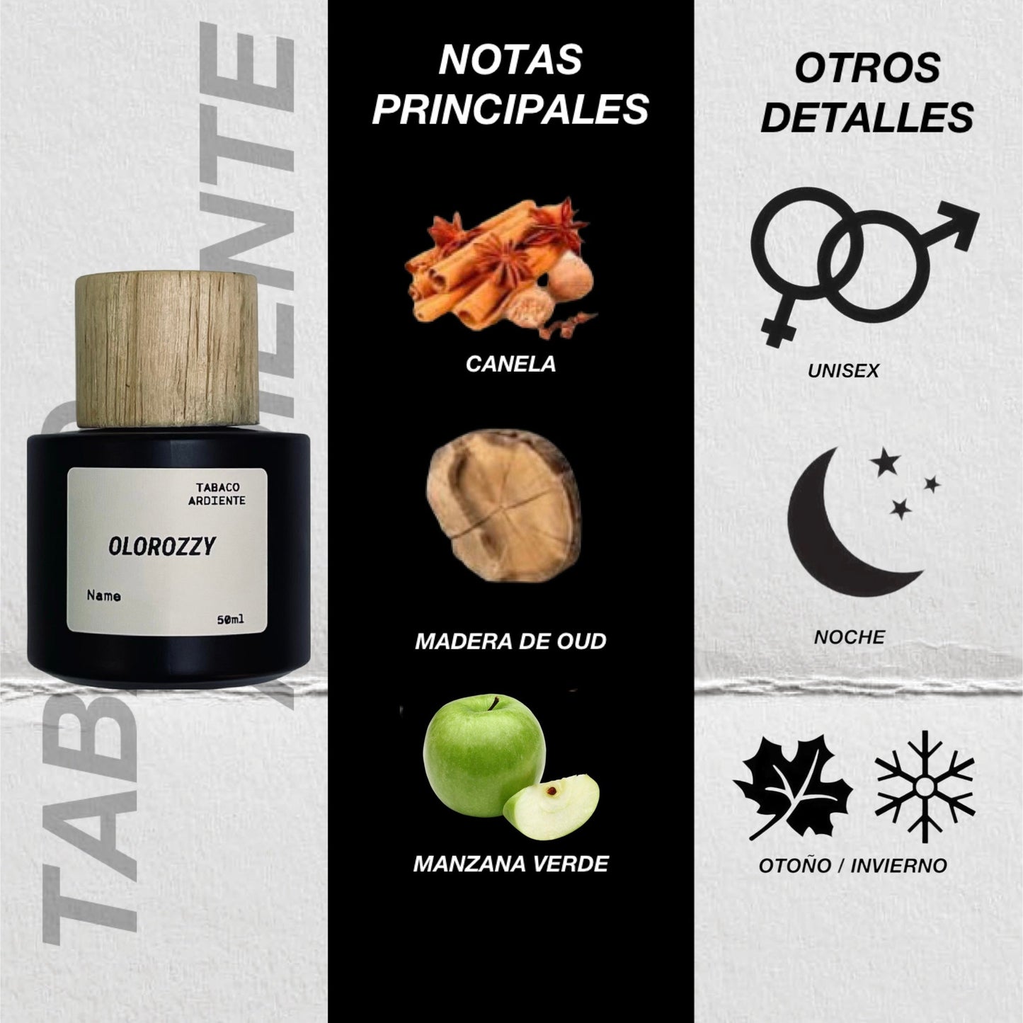 TABACO ARDIENTE Parfum - Inspirado en RED TOBACCO de Mancera