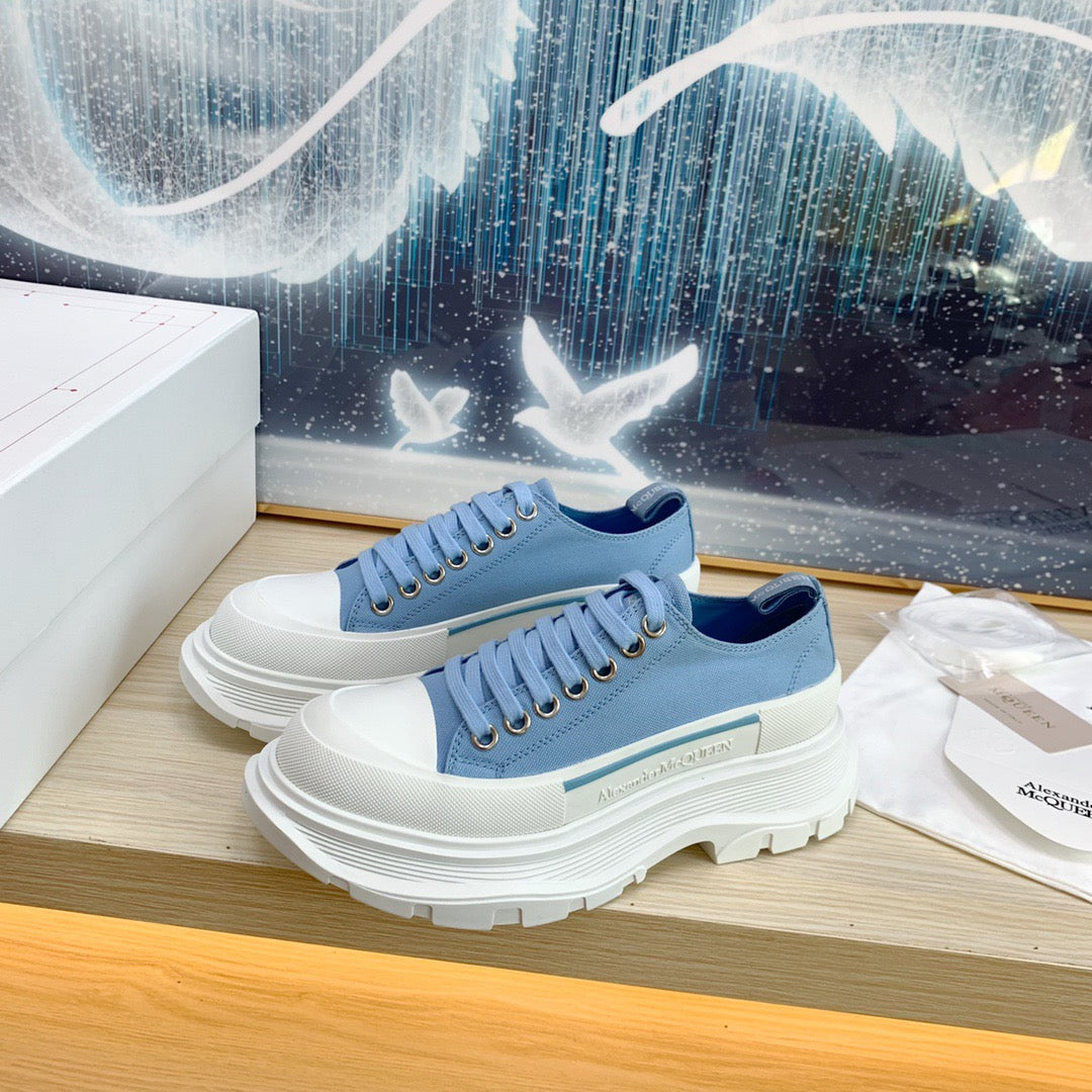 Alexander McQueen Tread Slick Lace Up 'Sky Blue'