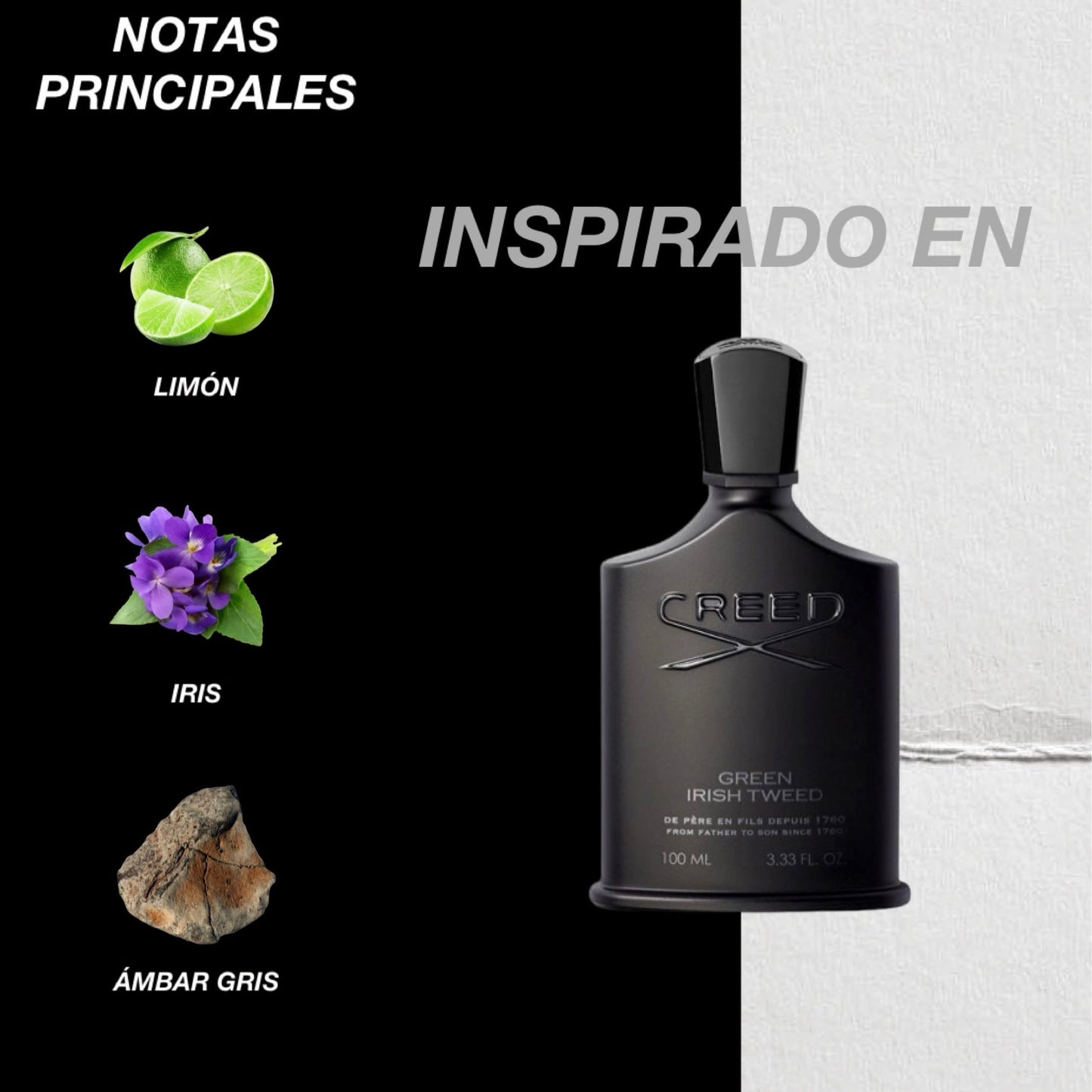 BRISA FRIA Parfum - Inspirado en CREED GREEN IRISH TWEED