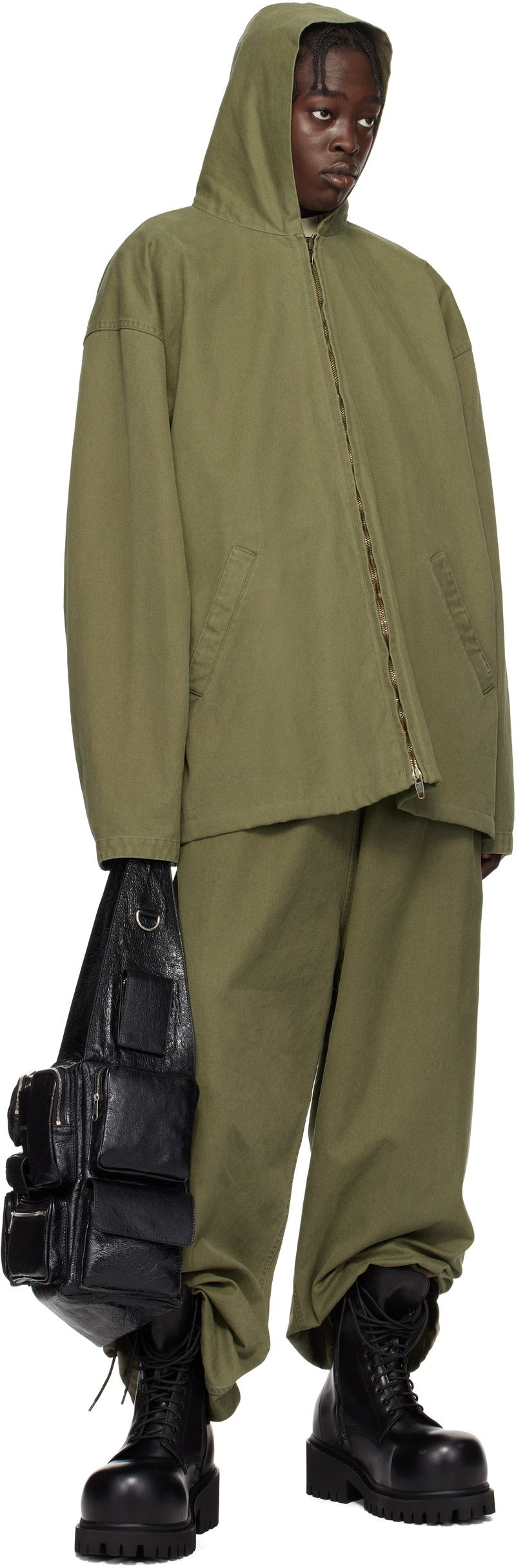 BALENCIAGA Black Stomper Boots