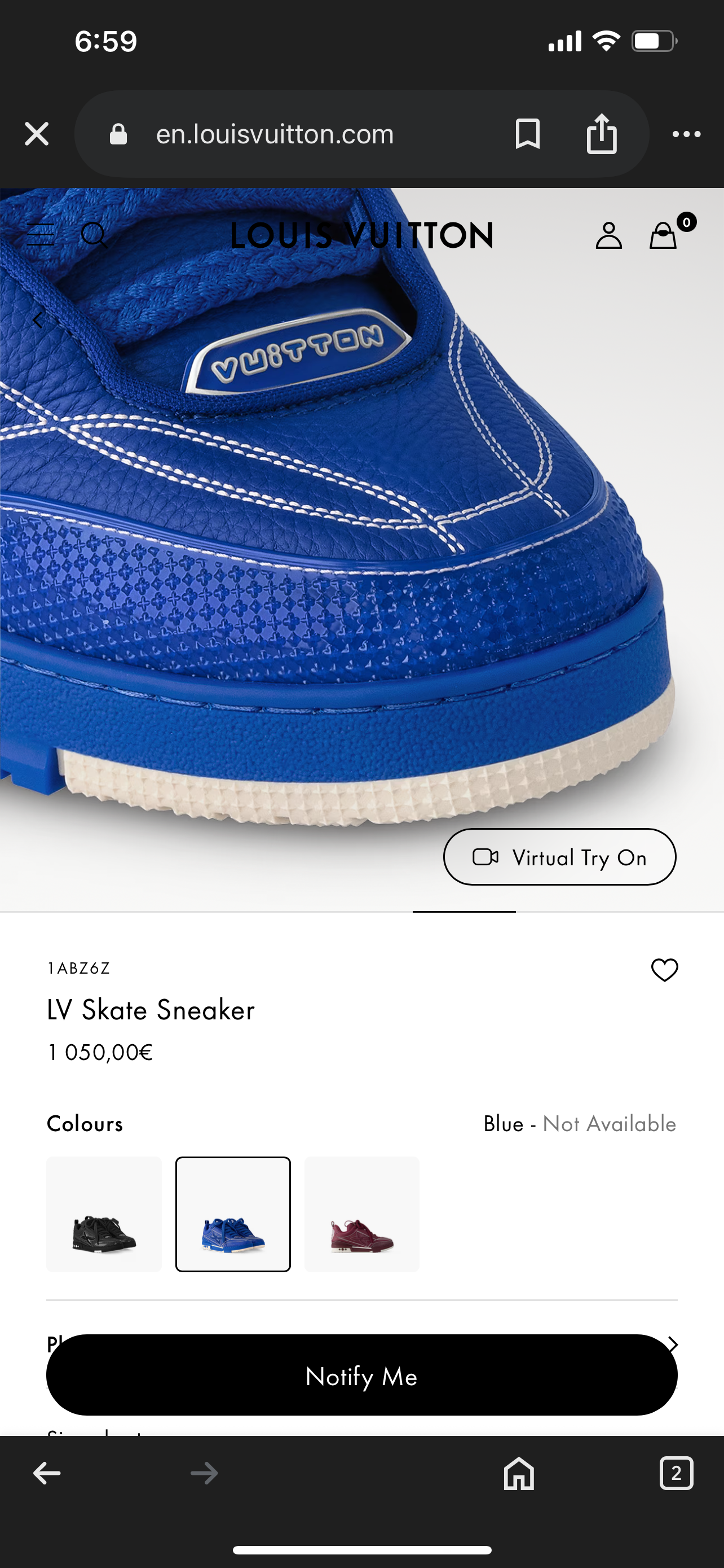 LV Skate Sneaker 1ABZ6Z