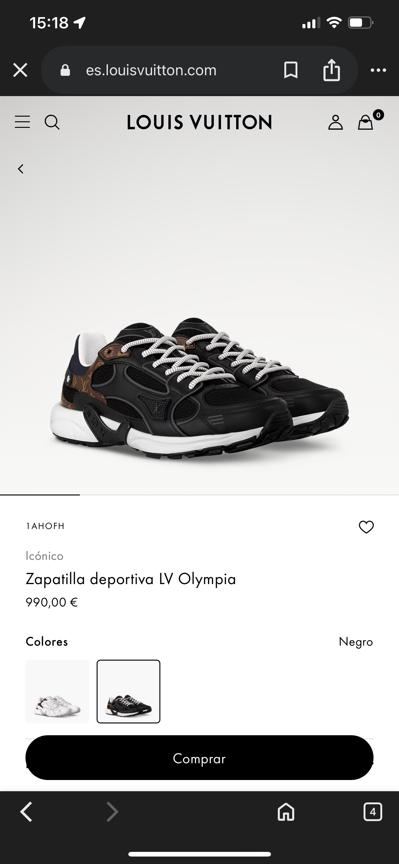LV 1AHOFH Zapatilla deportiva LV Olympia