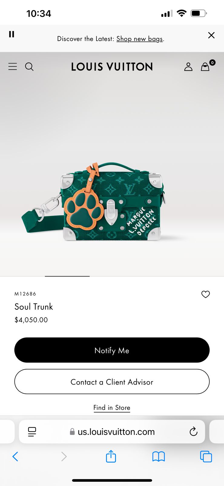 LV Soul Trunk M12686