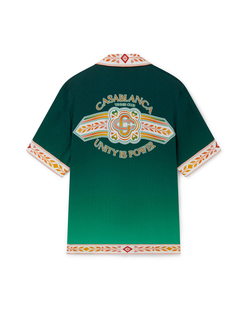 CASABLANCA UNITY IS POWER SILK SHIRT