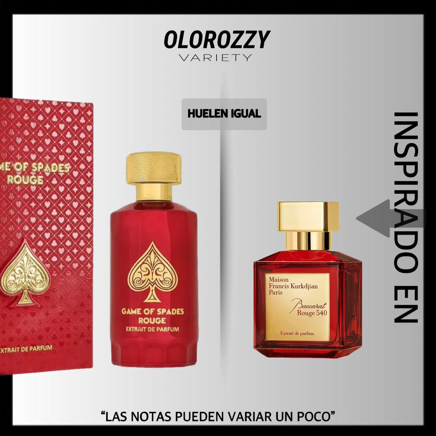 DECANT U - JO MILANO "GAME OF SPADE ROUGE EXTRAIT"