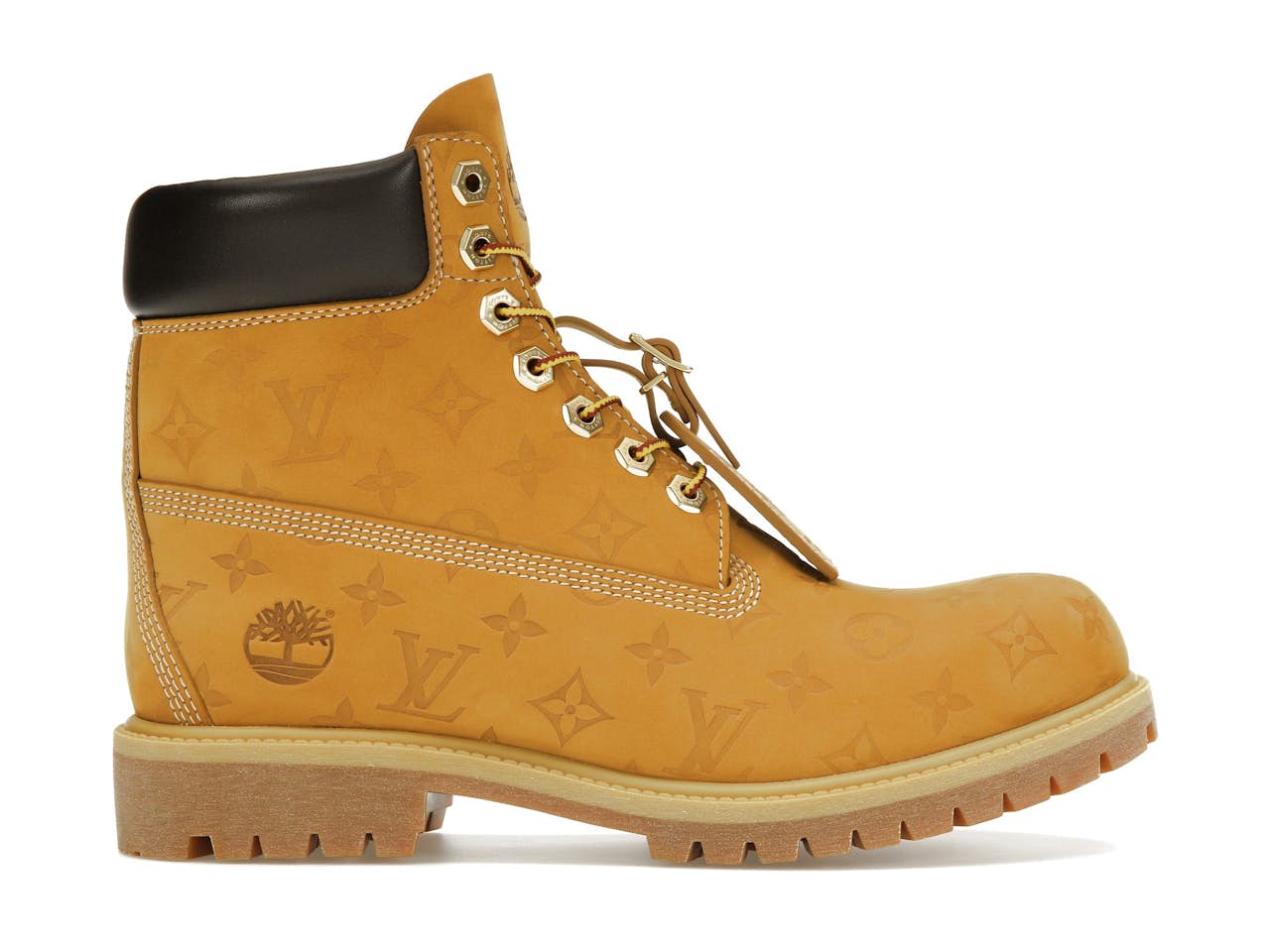 LV X Timberland Botín 6" Monograma de trigo