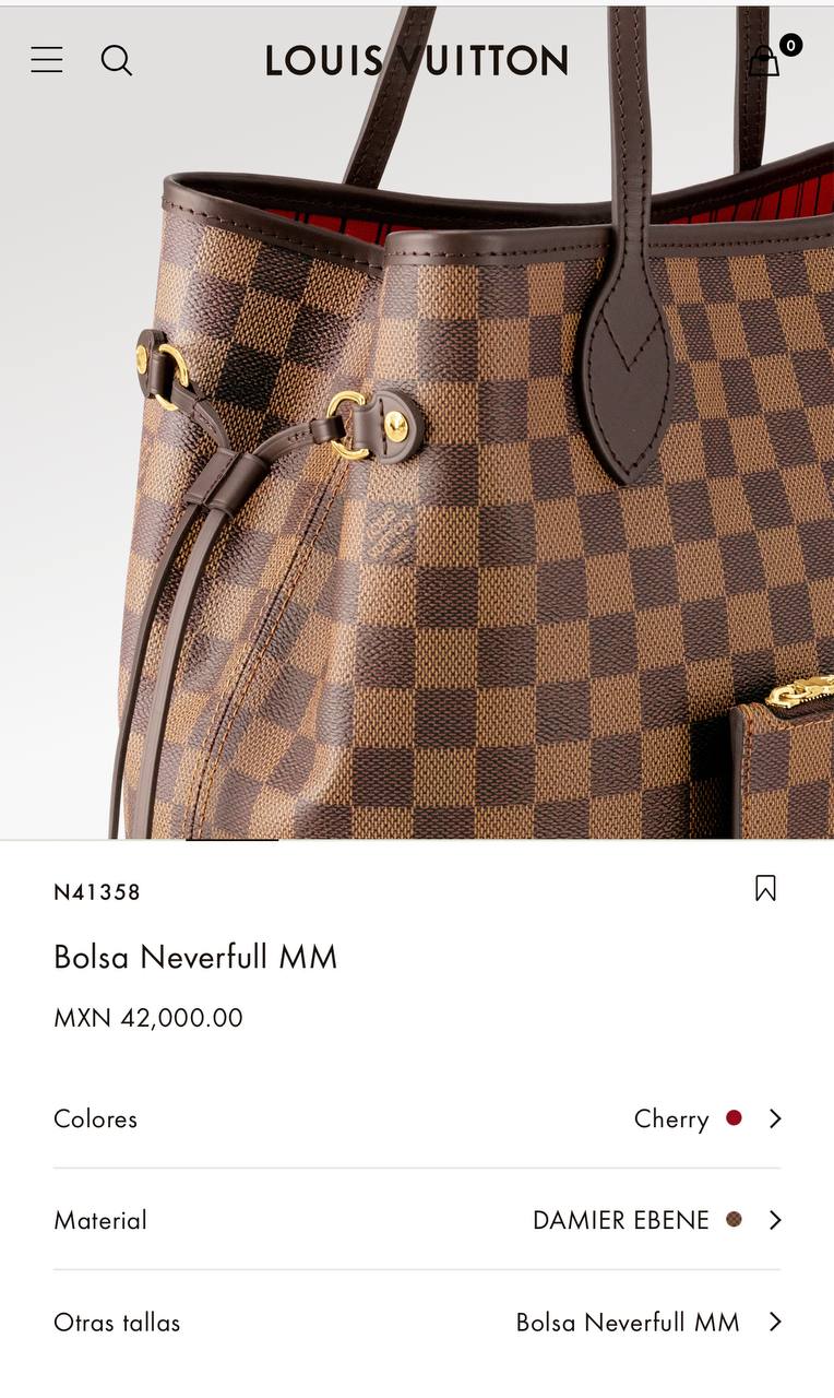 LV NEVER FULL MM (VARIOS COLORES)