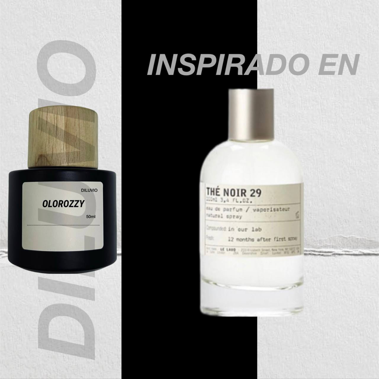DILUVIO Parfum - Inspirado en The Noir 29 de Le Labo