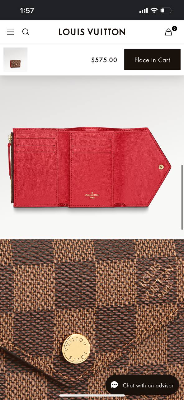 LV Cartera Victorine N41659