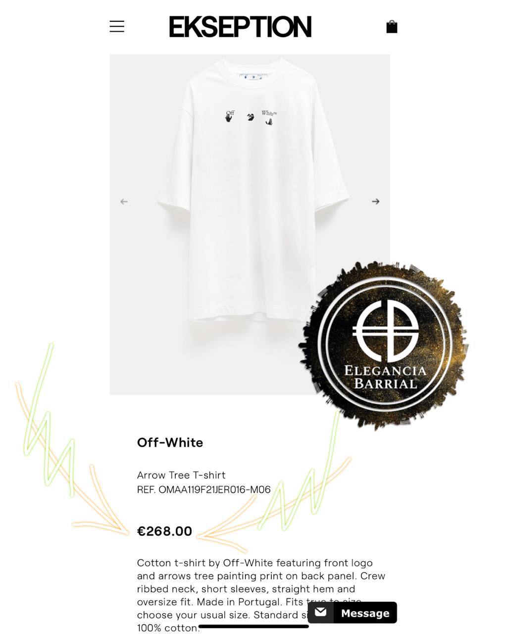 TOP00086 OFFW TSHIRT