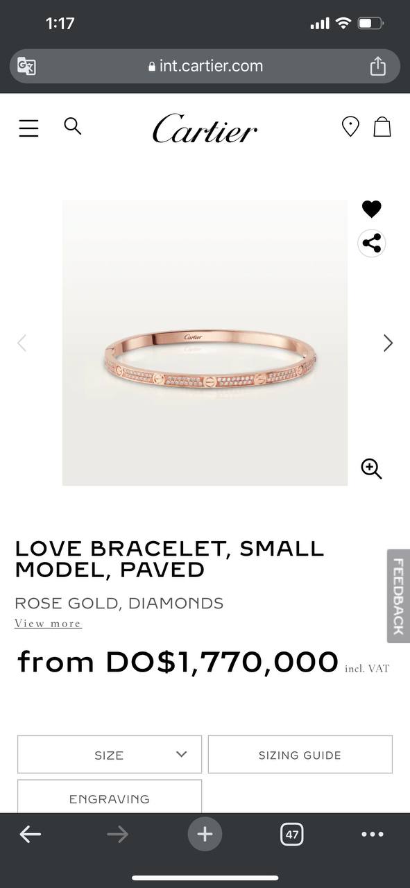 ACC00088 PULSERA LOVE FINA DIAMOND - ECO