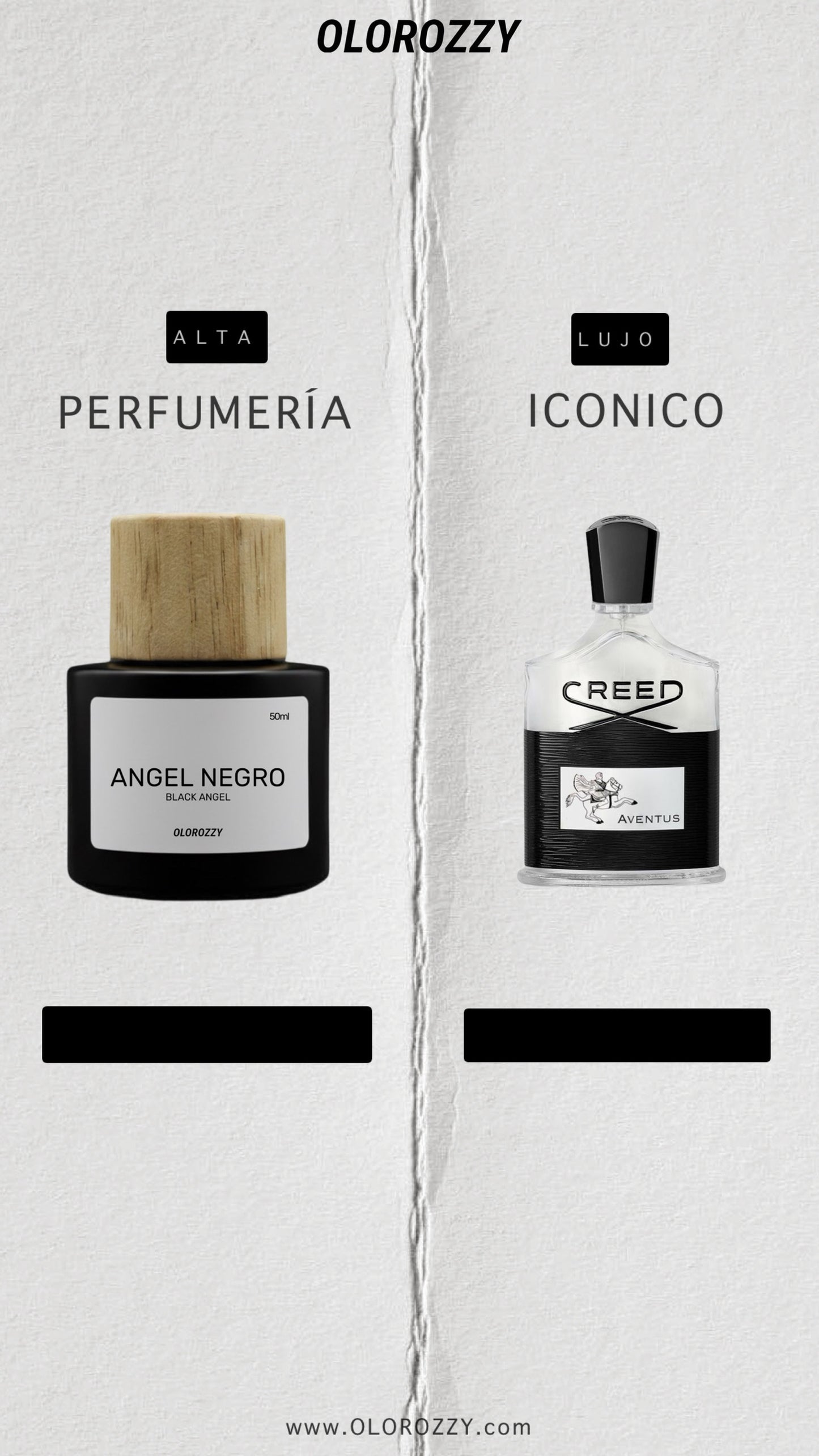ÁNGEL NEGRO Parfum - Huele como Creed Aventus