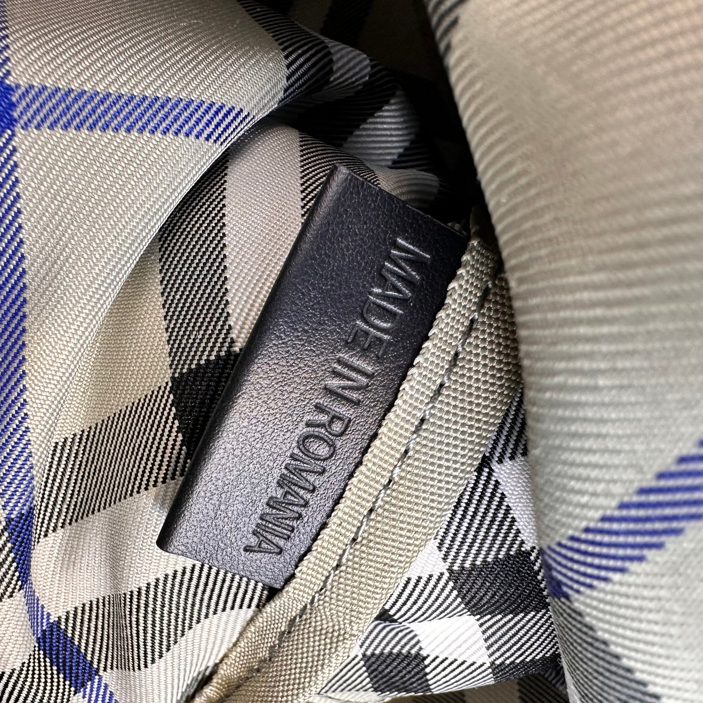 BURBERRY Small Check Backpack