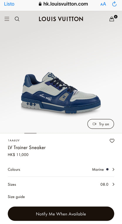 LV Trainer Sneaker 1AA6UV