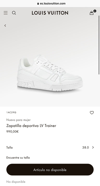 LV Trainer Sneaker 1AC29Q