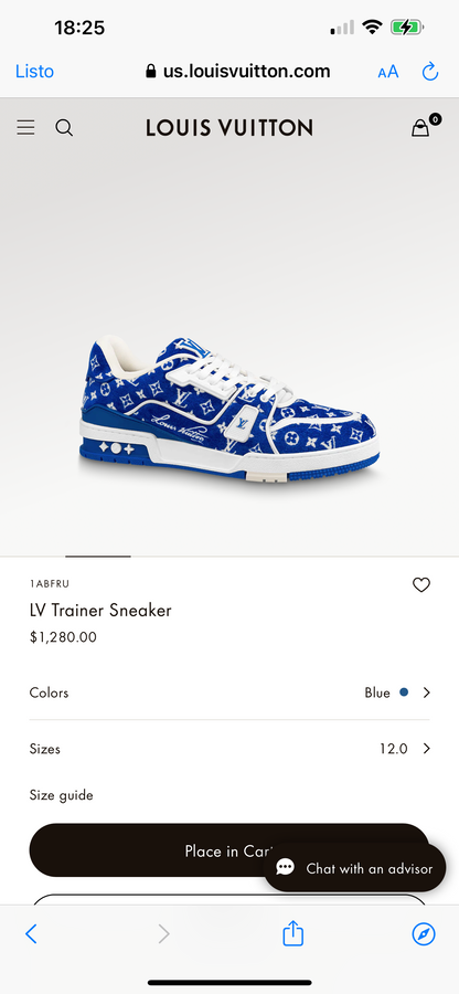 LV Trainer Sneaker 1ABFRU