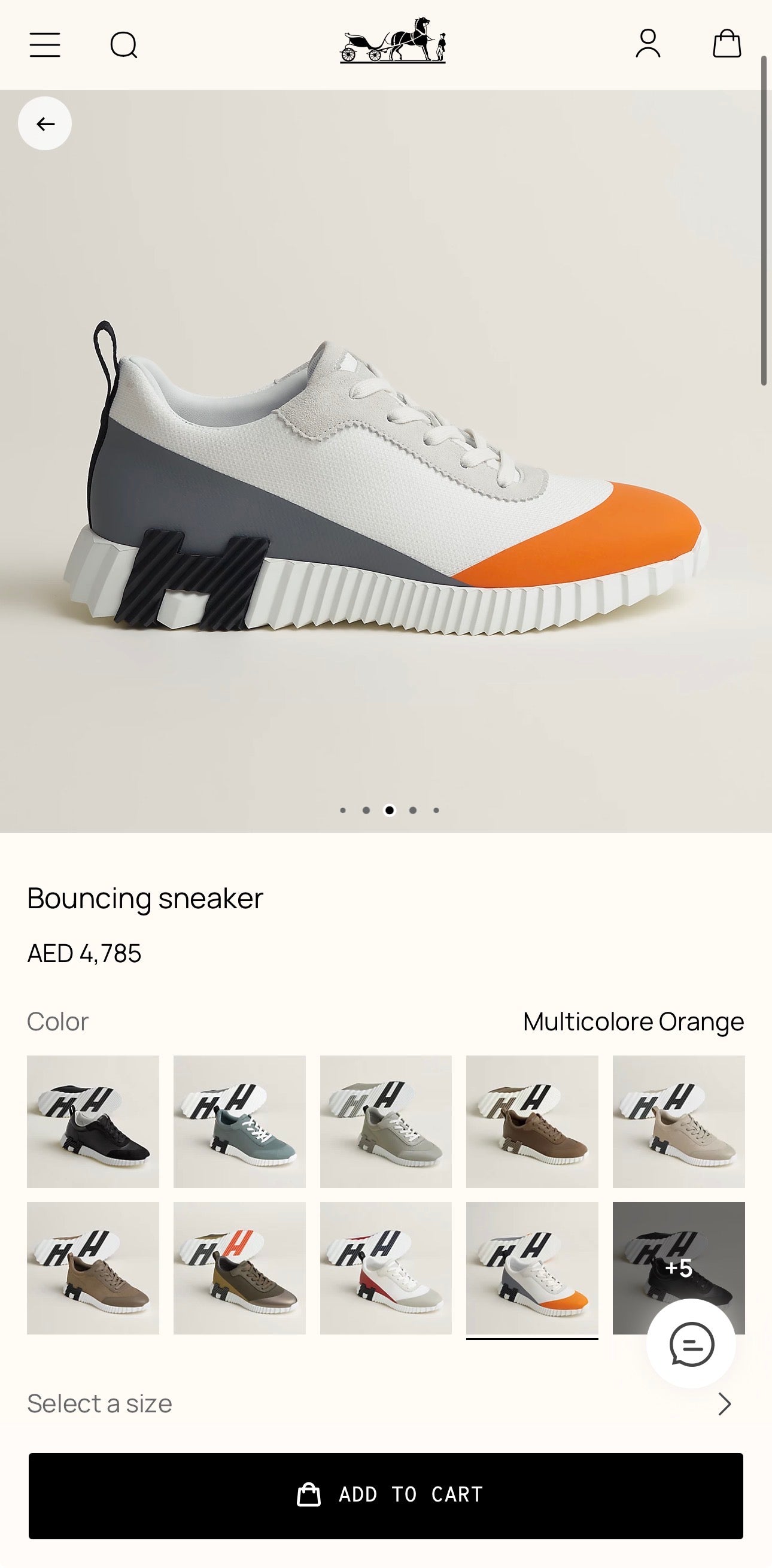 HERMES Bouncing sneaker (VARIOS)