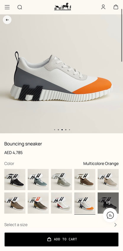 HERMES Bouncing sneaker (VARIOS)