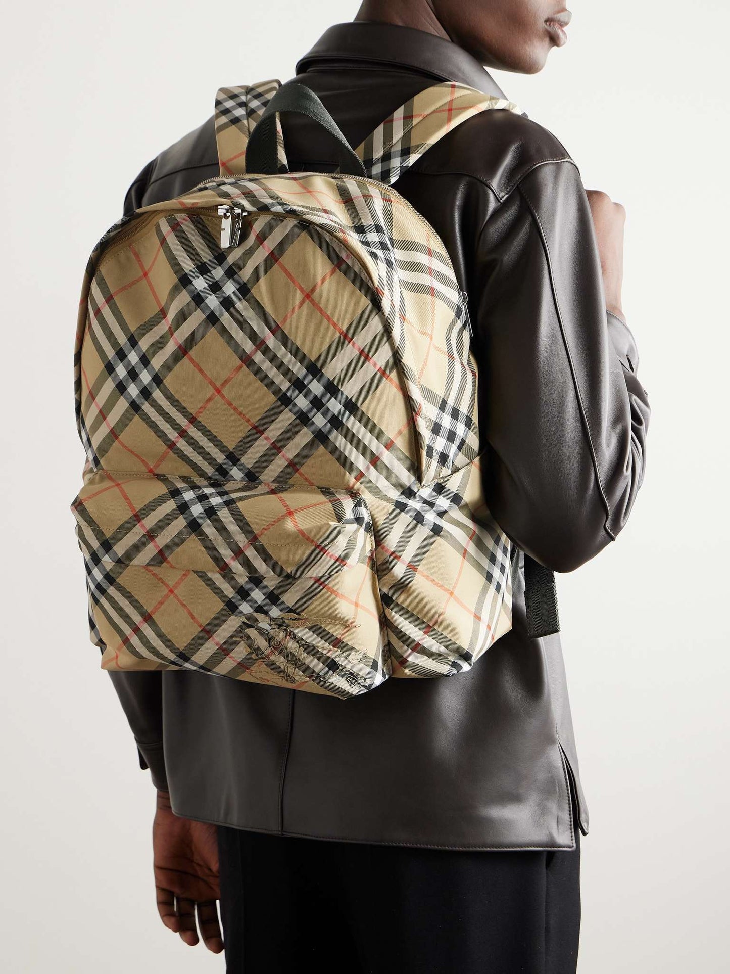 BURBERRY Small Check Backpack