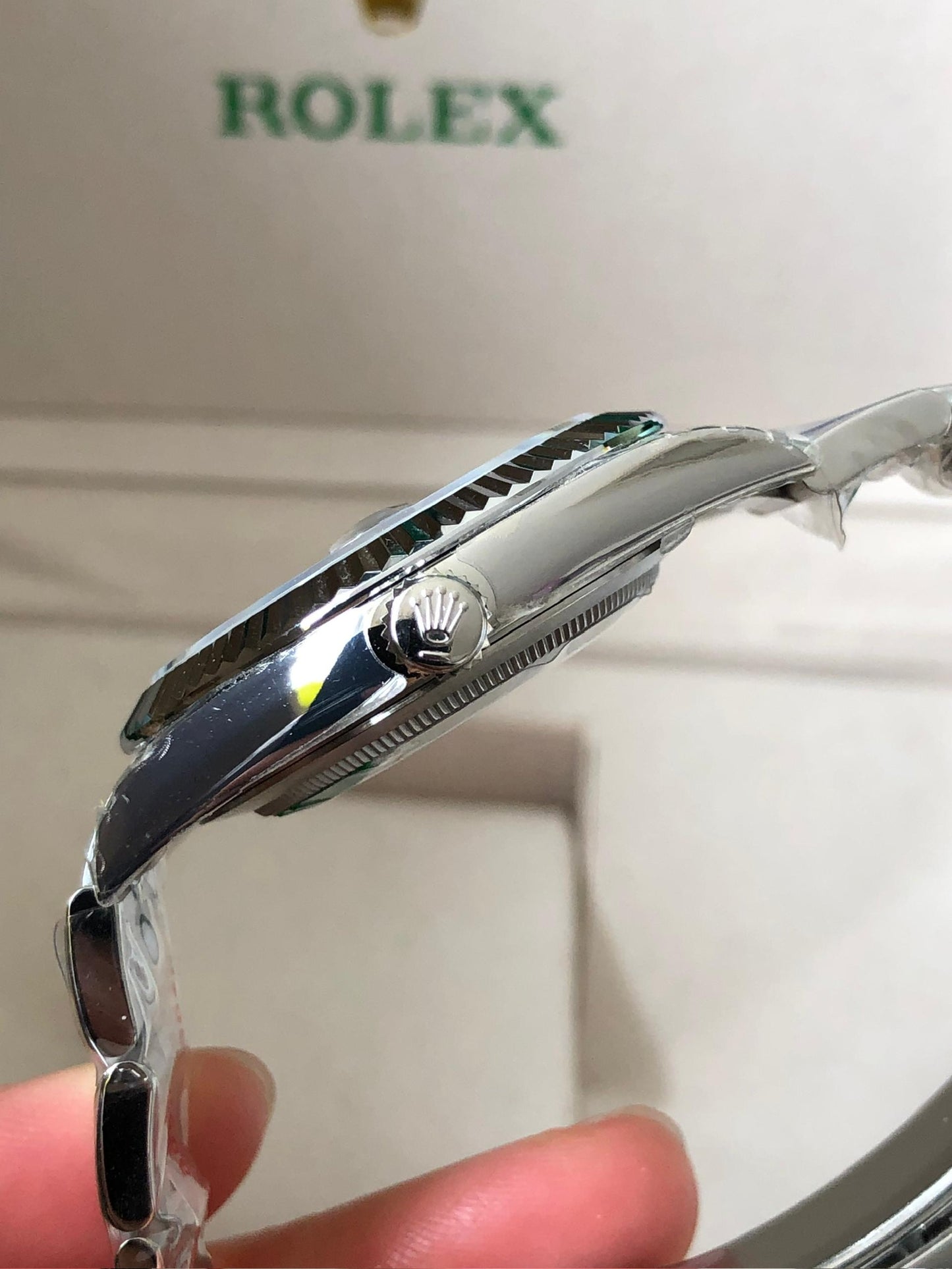 Rolex Datejust 41mm Black Index / Stick Dial on Oyster Bracelet