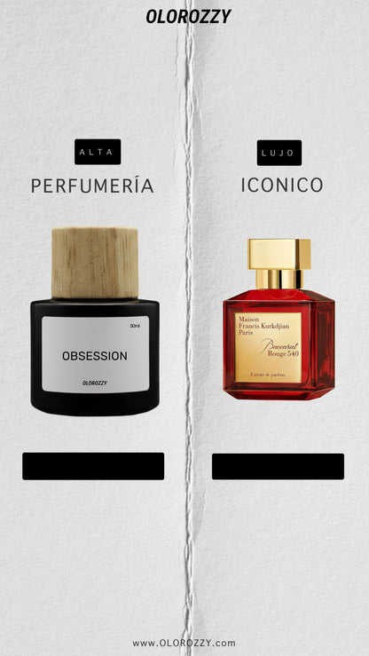 OBSSESION Parfum - Inspirado en Baccarat Rouge 540 de Maison Francis Kurkdjian