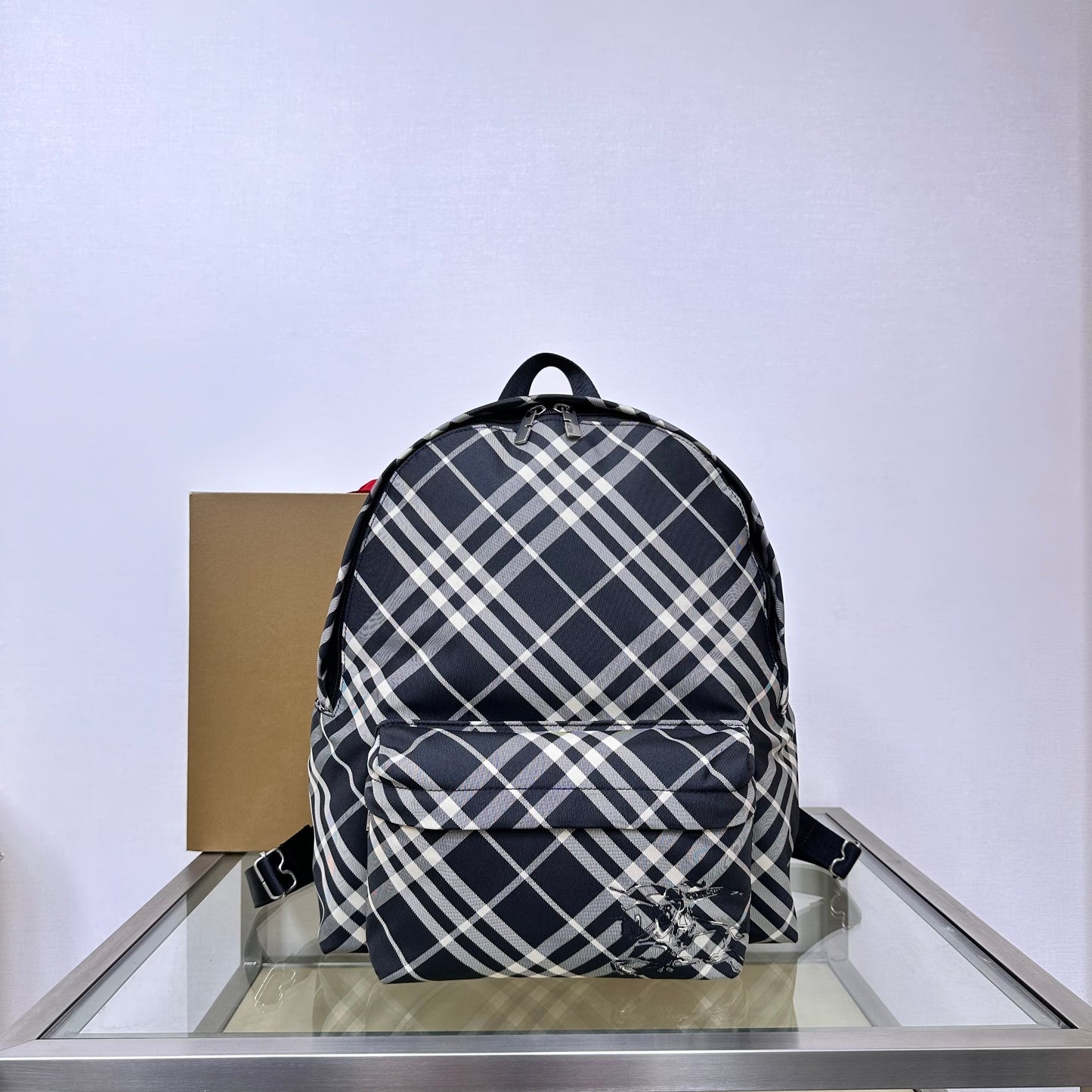 BURBERRY Small Check Backpack