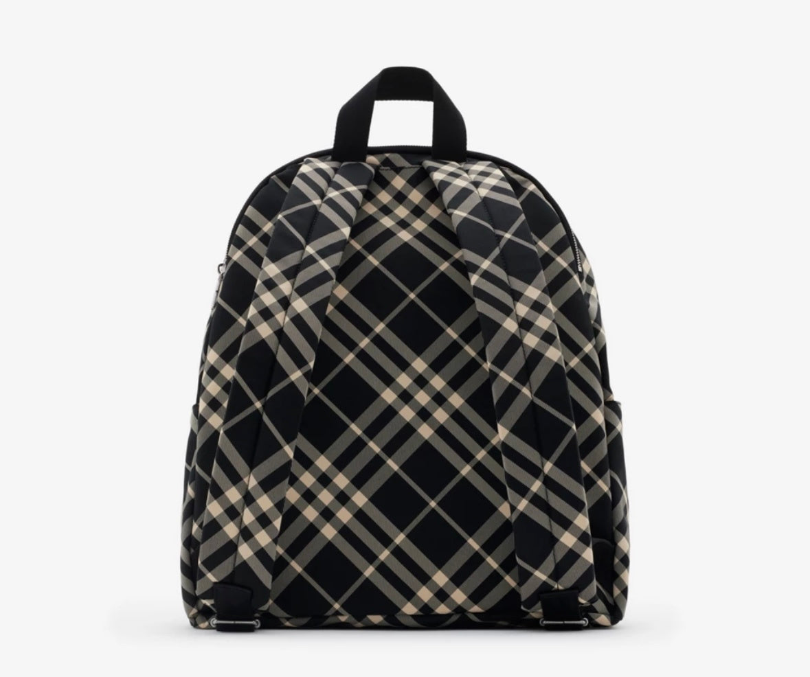 BURBERRY Small Check Backpack