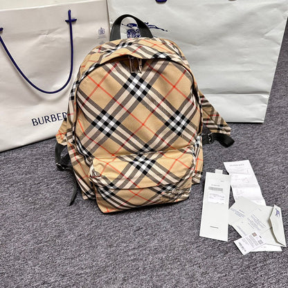 BURBERRY Small Check Backpack