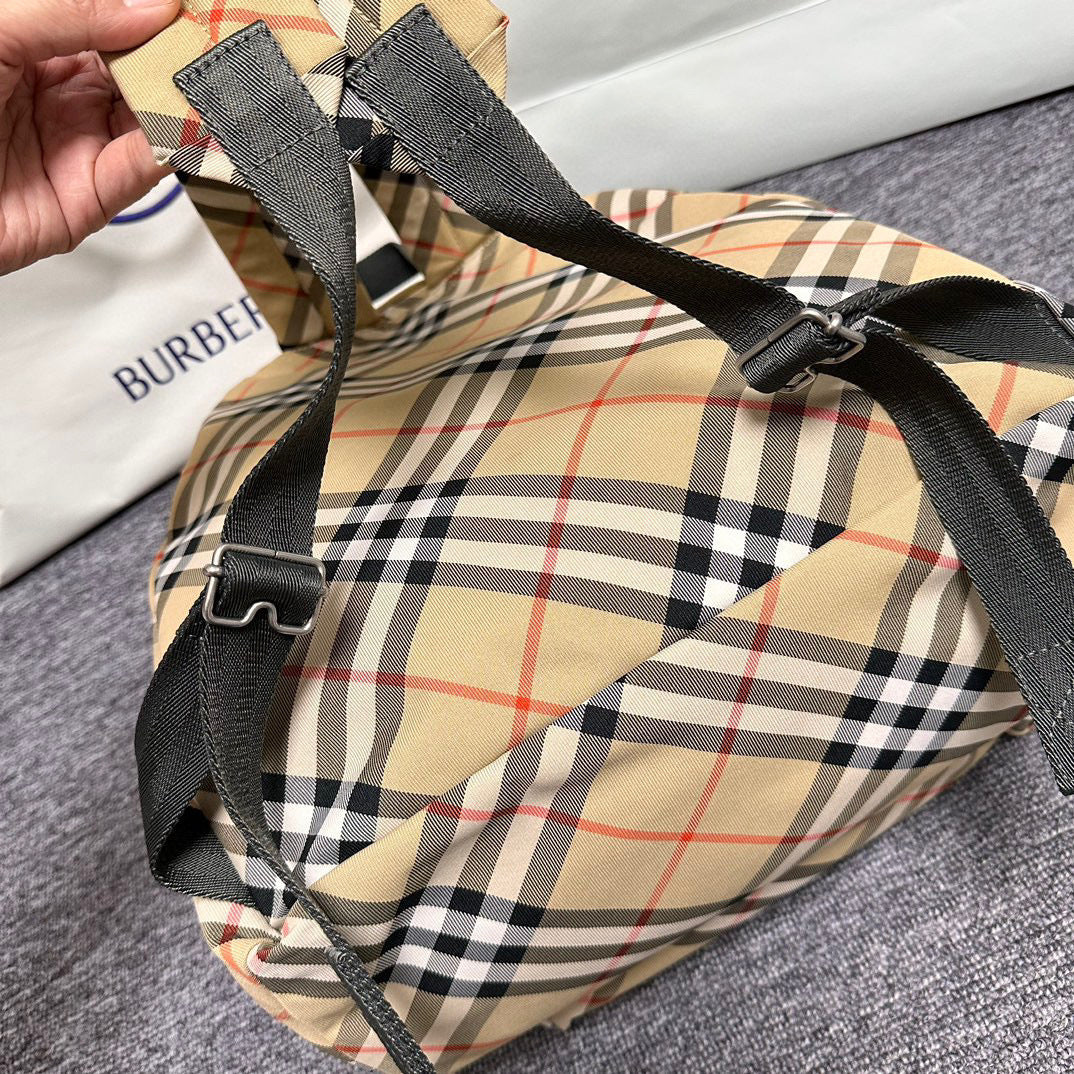 BURBERRY Small Check Backpack
