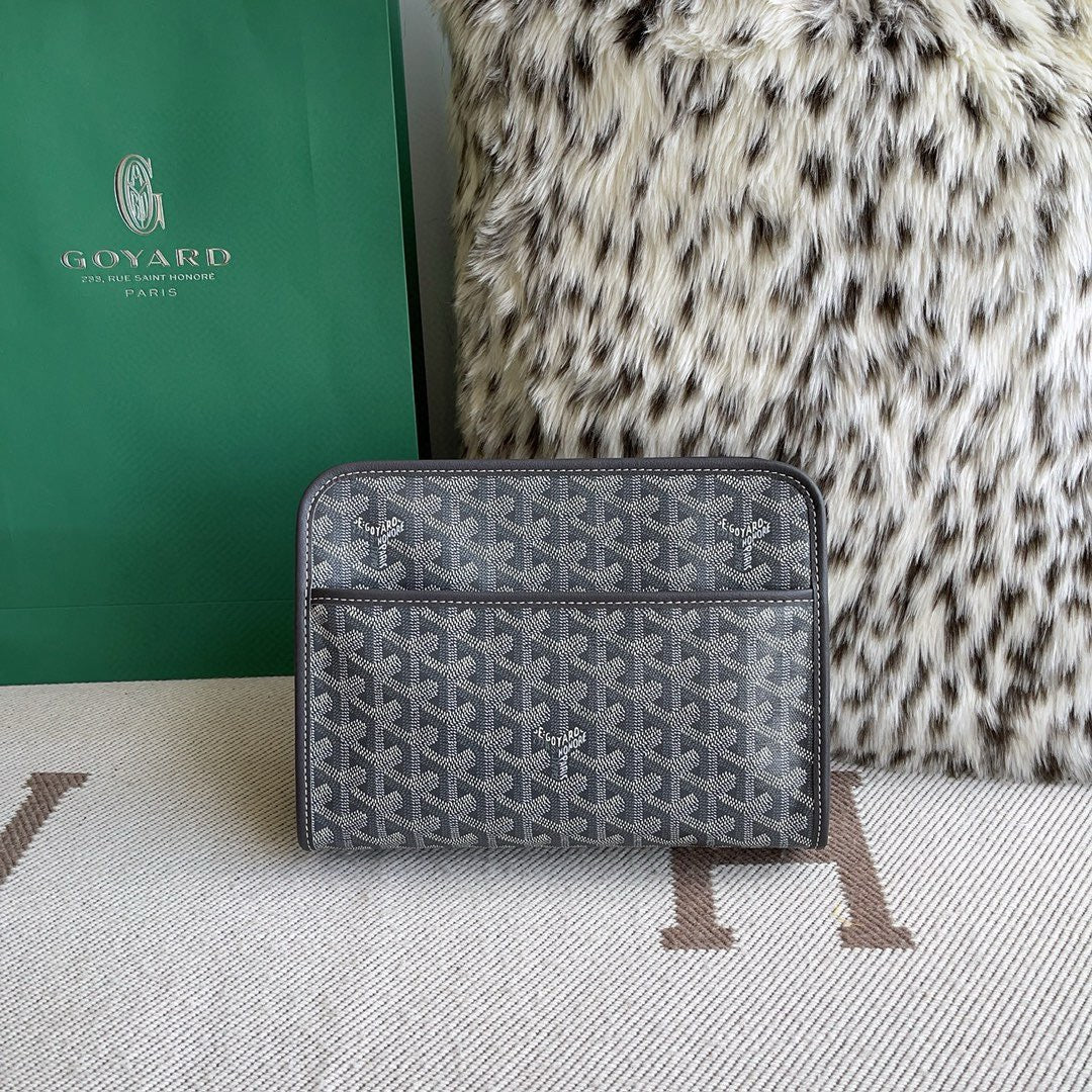 GOYARD Goyardine Canvas Jouvence MM Toiletry Pouch (VARIOS)