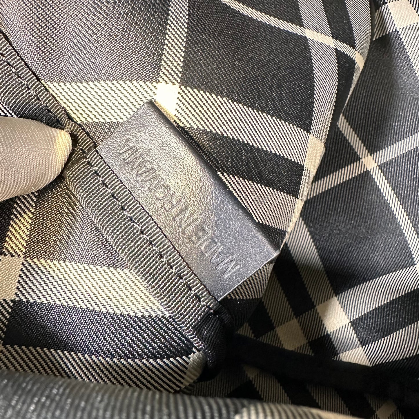 BURBERRY Small Check Backpack