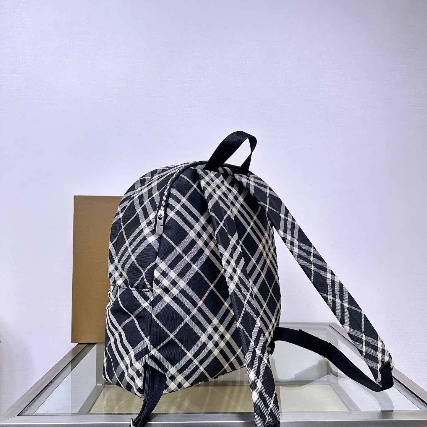 BURBERRY Small Check Backpack