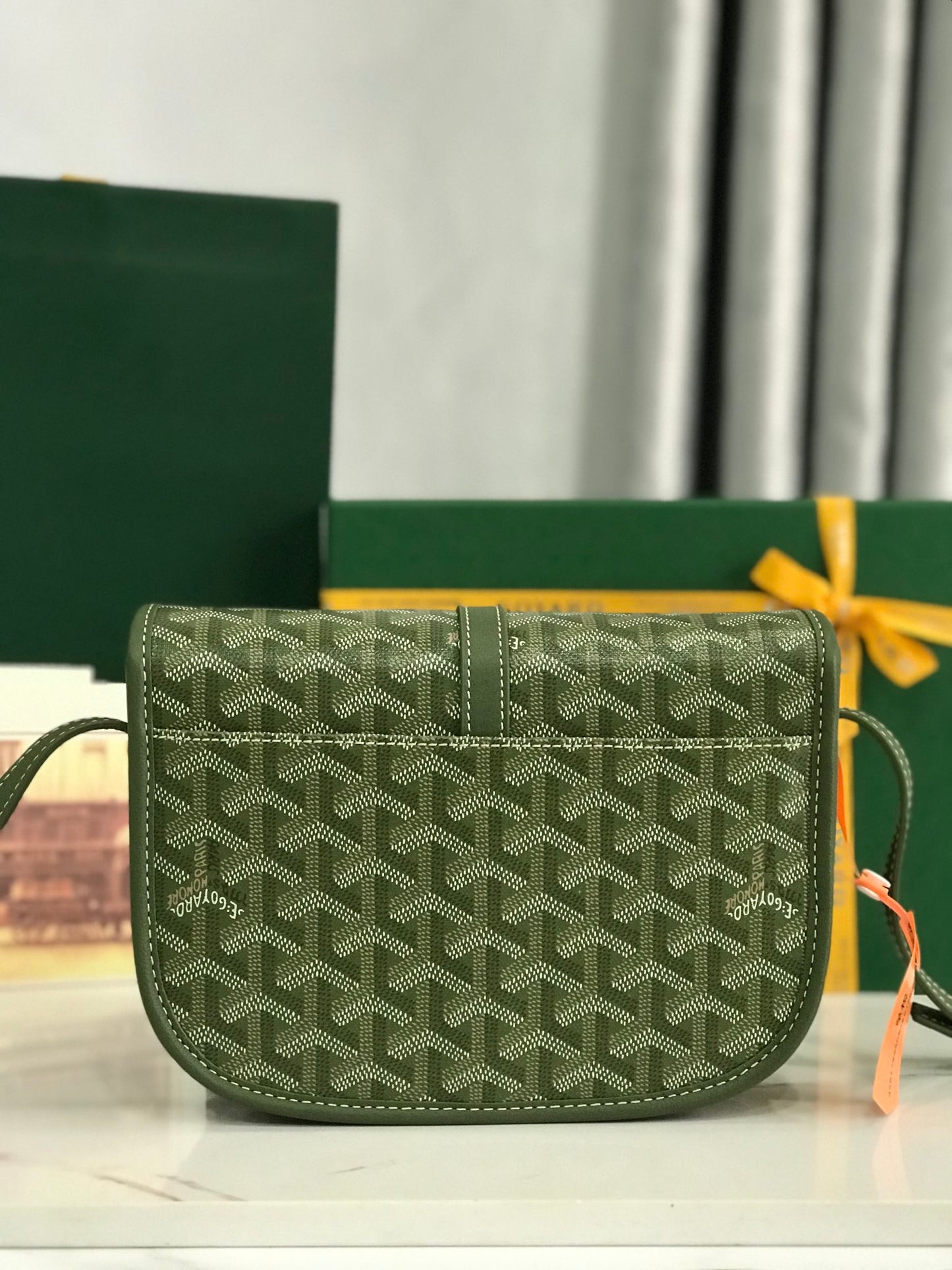 GOYARD Belvedere PM  Khaki Bag
