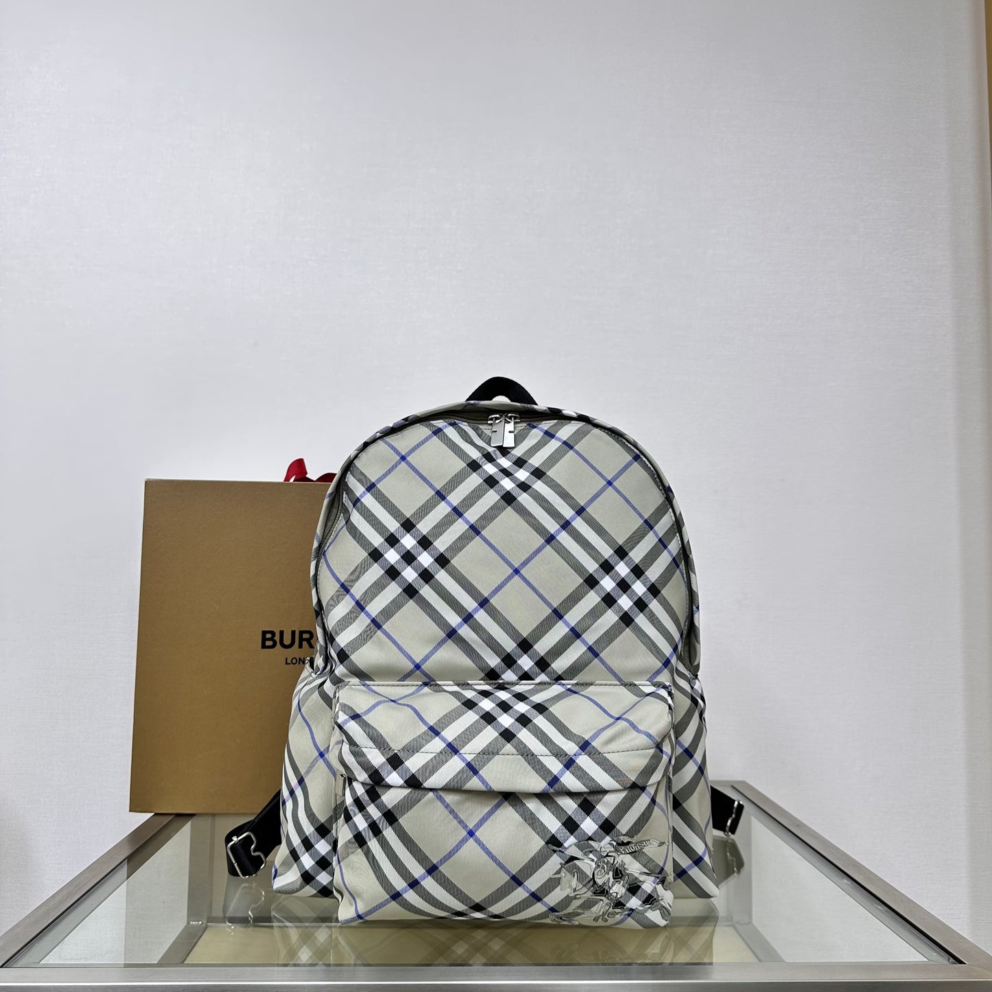 BURBERRY Small Check Backpack