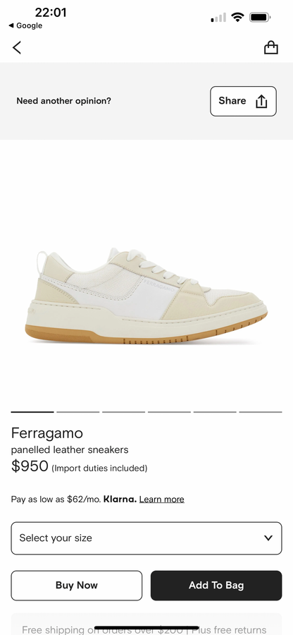 FERRAGAMO Panelled Sneakers (VARIOS COLORES)