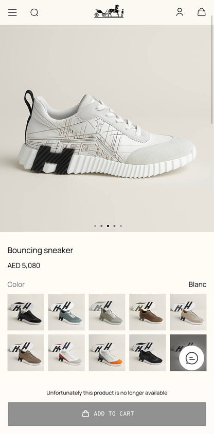 HERMES Bouncing sneaker (VARIOS)