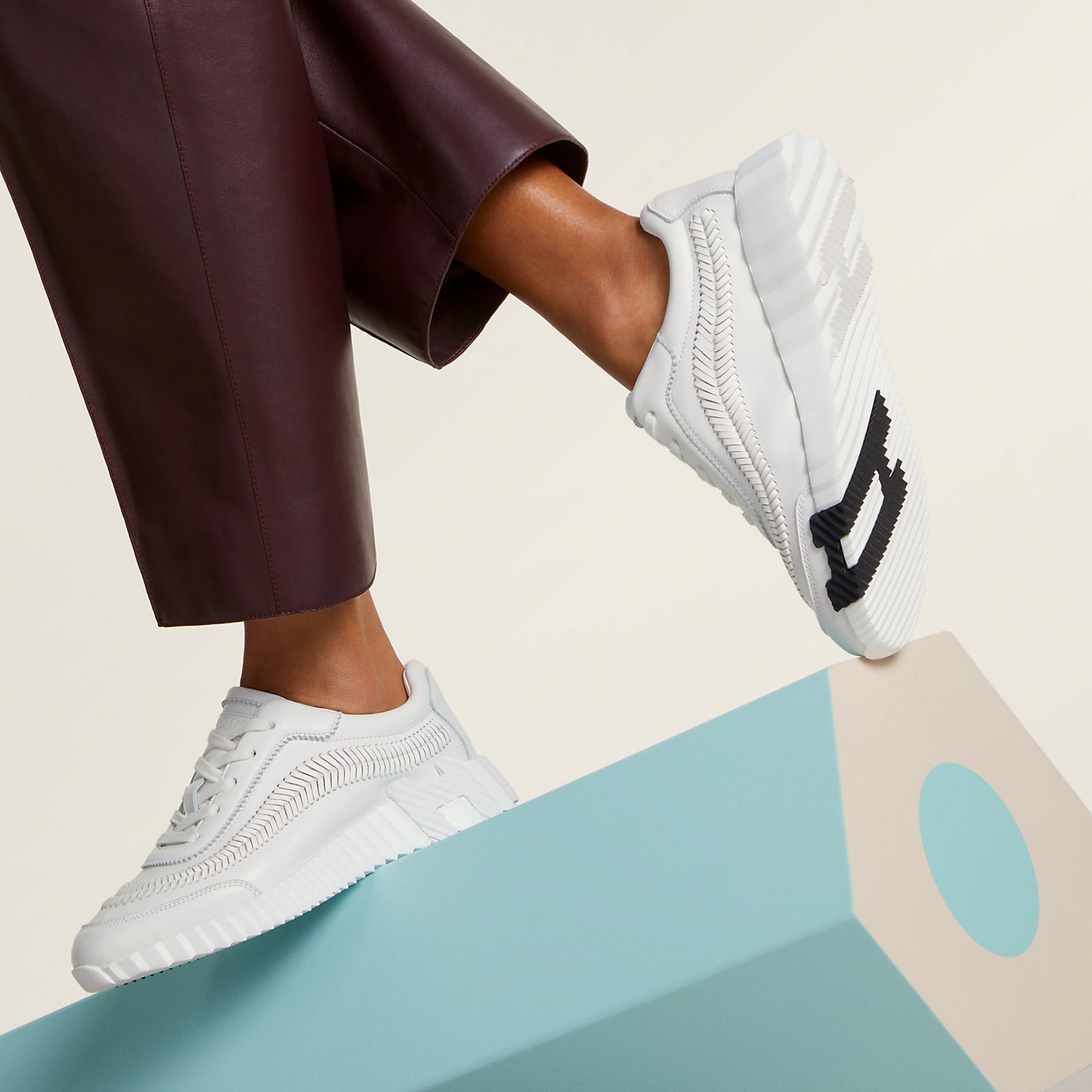 HERMES Bouncing sneaker (BASEBALL)