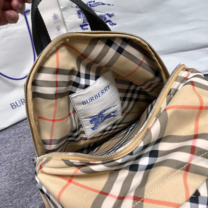 BURBERRY Small Check Backpack