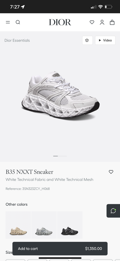 Dior B35 NXXT Sneaker - Blanco